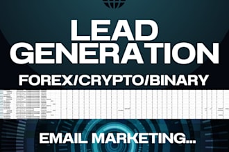 provide premium forex, crypto, investor leads