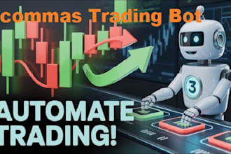create custom 3commas bot,  trading bot, crypto bot, robinhood bot