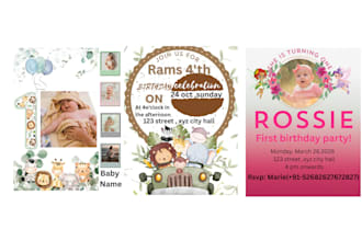 design a  birthday invitation for kids