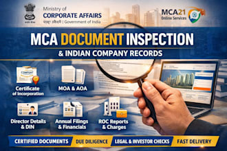 provide indian company documents and balance sheet report