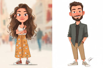 draw cartoon caricature from photo