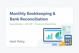 handle bookkeeping and bank reconciliation