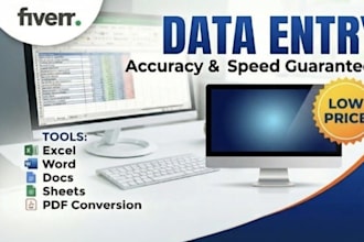 do any type of data entry or input