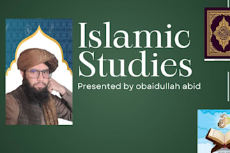 teach quran and islamic studies in pashto, dari and english from beginner
