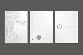 create CV and portfolio and architectural presentation