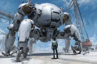 illustrate your mecha, robot and armored characters