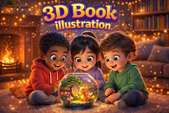 illustrate children story book illustration children book illustration for KDP
