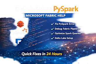 help with databricks, pyspark and microsoft fabric
