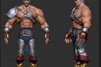 3d sculpt epic hero characters for your video game