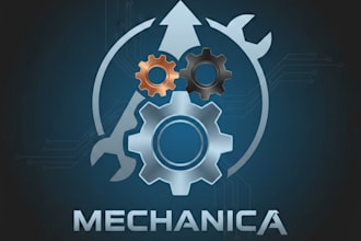 design a strong and professional gear logo for your brand