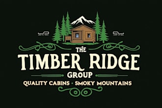 design super retro ridge logo with unlimited revision