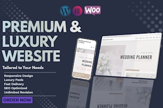 build a modern luxury website with wordpress and elementor