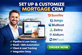 set up surefire jungo bluroot zeitro aidium bntouch mortgage CRM