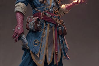dnd character art and dnd character art