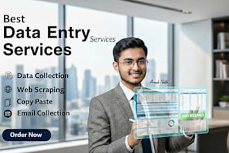 do professional data entry,exceldata cleaning, web research, and copy paste work