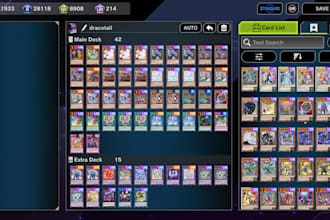 build you a yugioh master duel deck