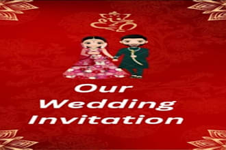 create digital wedding card invitations for you