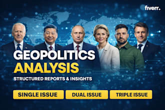 provide structured geopolitical analysis and risk insights