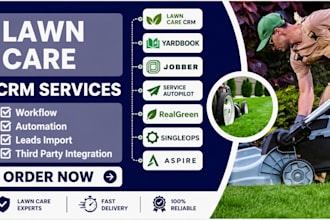 lawn crm yardbook jobber quoteiq service autopilot realgreen singleops aspire