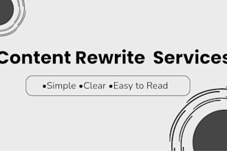rewrite your content in simple english