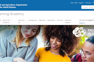 design wordpress lms website elearning website learndash lms educational website
