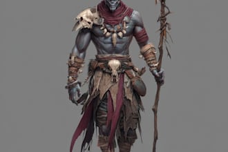 draw horror or fantasy monster or creature for you