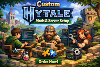 create optimized custom hytale mods plugins hytale server setup hytale scripting