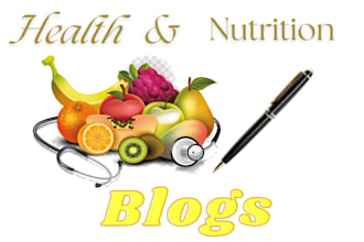 write nutrition and health related articles