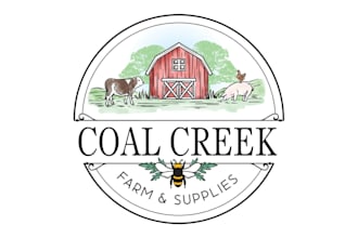 design amazing farm, farmhouse logo