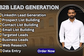 b2b lead generation verified leads prospect list building