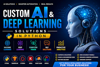 build custom ai, ml, and dl models in python