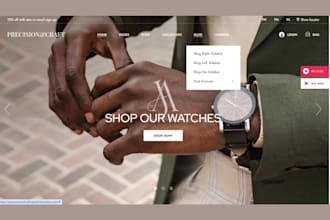 design watch shopify store watch website watch store fashion website