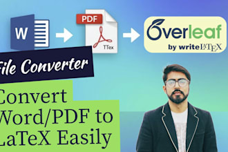 convert word document to latex overleaf professionally