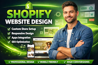 create a custom shopify store with modern UI