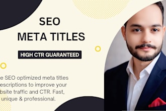 write SEO meta titles and descriptions