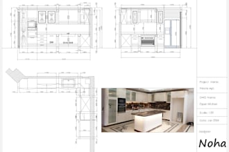 draw kitchens and dressing rooms in 2d drawings