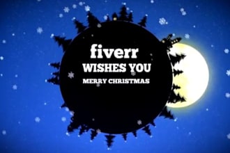 create this Christmas intro for your company