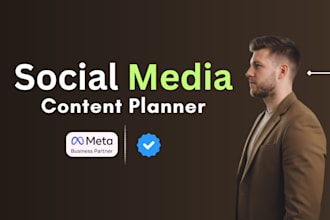 be your social media content planner and strategist