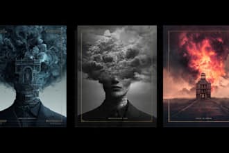 create a unique psychedelic surrealistic illustration for you