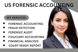 do forensic accounting, assets tracing for divorce, litigation, fraud detection