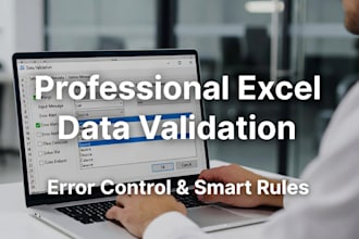 create excel data validation and dropdown lists