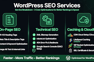 do on page and technical SEO audit for wordpress website