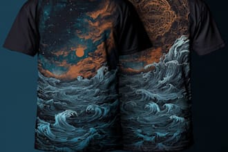 design t shirt for a band and merch