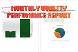 create professional process performance reports with