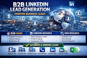 do b2b linkedin lead generation, verified business leads