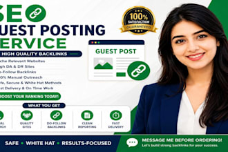provide guest posting and SEO outreach support