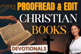 edit your christian book or devotional with biblical accuracy