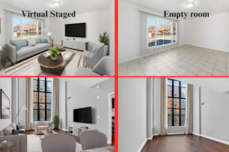 bring your property to life with realistic virtual staging