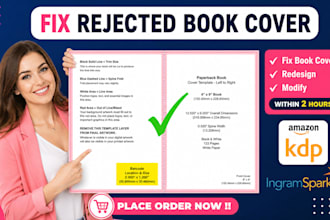 fix book cover, paperback book cover, resize book cover, hardcover book cover