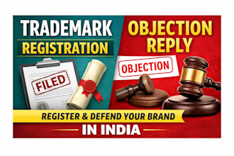 do trademark registration and objection reply in india